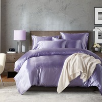 Fournisseur de Parures de Lit Hôtelières et Domestiques en Polyester Effet Soie Lavée, Taille King, Couleurs Unies ou à Motifs, OEM/ODM