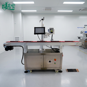 Machine de marquage laser UV automatique No.10w avec convoyeur personnalisé pour crayons à sourcils, pinceaux et stylos, personnalisable en usine - Product Image 1