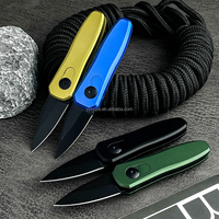 Couteau de poche pliant Ker Shaw Launch 4-7500 Mini en acier pour activités de plein air, camping, chasse, escalade, randonnée, OEM