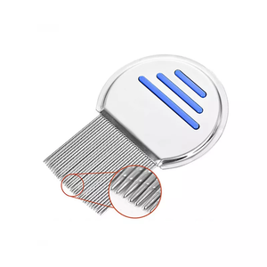 Pettine per pidocchi dell'animale domestico all'ingrosso della fabbrica pettine per ago pettine per pulci di cane pettine per la rimozione dei pidocchi dell'animale domestico di alta qualità in acciaio inossidabile - Product Image 2