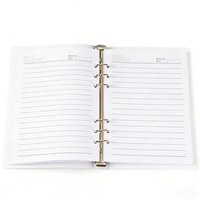 Carnet de notes personnalisé avec reliure, articles de papeterie, classeur à feuilles mobiles A4 A5 B5, bloc-notes ligné, agenda quotidien, cahier pour l'école et le bureau