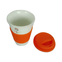 Tasse à craie en céramique personnalisable avec pochette à biscuits Design unique pour les amateurs de café