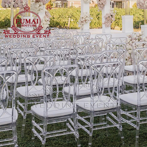 Hotel boda banquete muebles acrílico transparente Chiavari silla apilable - Product Image 3