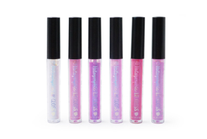 Brillo de <span class=keywords><strong>labios</strong></span> para niños y niñas, nuevo diseño, muestra gratis, brillante, Etiqueta Privada, tubo holográfico colorido - Product Image 2