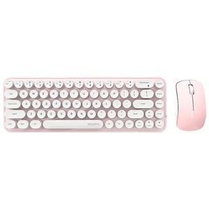 Combo de Teclado y Ratón Inalámbrico OEM Retro de Alta Calidad con Teclas DOT, 2.4Ghz, Diseño Dulce y Lindo, Ideal para Regalo - Product Image 6
