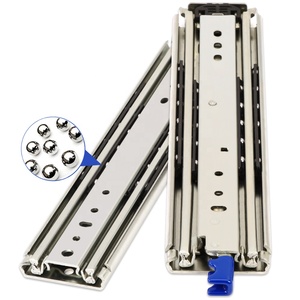 32 pouces 800mm 500lbs 220kg serrure industrielle armoire <span class=keywords><strong>escalier</strong></span> <span class=keywords><strong>tiroir</strong></span> tirer 76 large robuste glissière Rail roulement Guide - Product Image 1