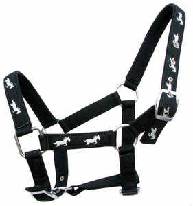 Cabestro de caballo de nailon ligero ajustable, ajuste confiable y cómodo para entrenamiento de equitación y aseo diario - Product Image 5
