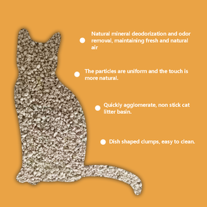 Hochwertige Biologisch Abbaubare Staubarme Umweltfreundliche Schnell Klumpende Katzenstreu mit Mehreren Düften für Mehrkatzen-Haushalte - 4kg - Product Image 2