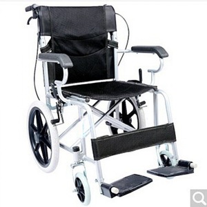 Foldable Lightweight Manual Wheelchair Solid Tire Portable For Elderly And Children - Product Image 3