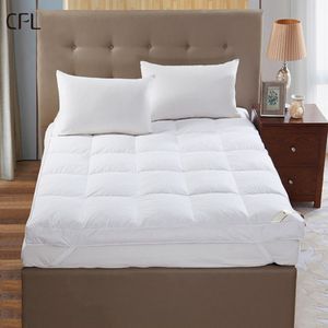 Queen king matelas de refroidissement surmatelas matelassé housse de protection hôtel coton 180x200 <span class=keywords><strong>90x200</strong></span> surmatelas microfibre - Product Image 5