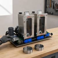 Machine de polissage à plat de table avec convoyeur automatique, ponceuse à bande abrasive, moteur 2,2 kW pour finition de surface de plaques métalliques