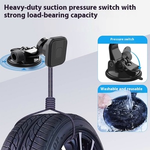 Nuevo <span class=keywords><strong>Soporte</strong></span> Magnético Universal para Celular con Ventosa de PU Resistente y Rotación de 360 Grados para Consola de Auto, Popular en <span class=keywords><strong>Amazon</strong></span> - Product Image 4