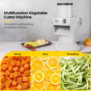 Venda quente comercial 110v/220v Dicer Fatiador picador triturador cortador de batata cebolas cocos frutas legumes máquina de corte