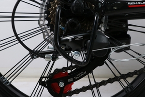 Vélo de montagne pour adolescents OEM 20 pouces, 21 vitesses, freins à <span class=keywords><strong>disque</strong></span>, fourche à suspension, cadre en acier, avec <span class=keywords><strong>porte</strong></span>-bagages arrière - Product Image 5