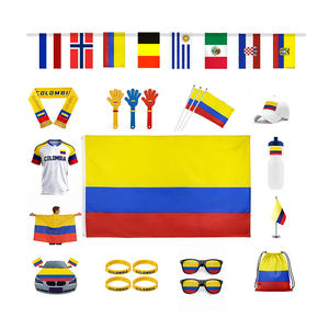 Bandera de Fútbol de Gahumi 2026 para Fanáticos de Canadá, México, Estados Unidos y Colombia, Proveedor Chino, Nueva Bandera Nacional Personalizada de Poliéster de 3x5 - Product Image 2