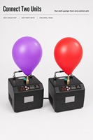 Pompe à ballons électrique à double buse pour ballons longs, ballons magiques, ballons en latex, décoration de fête