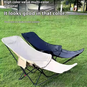 Chaise longue inclinable pliante extérieure portative pour la <span class=keywords><strong>piscine</strong></span> de <span class=keywords><strong>camping</strong></span> de jardin de patio de plage pour la villa d'hôtel de chambre à coucher - Product Image 4