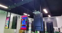 Monitor Lcd Jendela Depan Toko 55 Inci 65 Inci Lcd Terang Layar Vertikal Toko Interior Jendela Digital Reklame