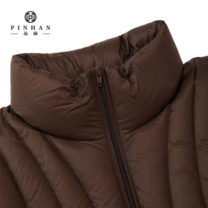 Alta calidad Otoño Invierno cálido 90 pato blanco abajo <span class=keywords><strong>pluma</strong></span> chaqueta sin mangas acolchado chaleco acolchado para <span class=keywords><strong>mujer</strong></span> - Product Image 4
