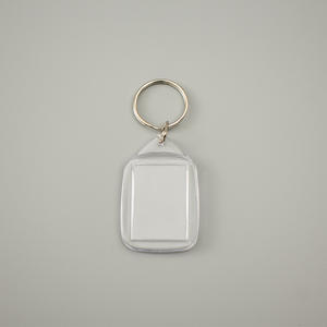 Transparent Acrylic Zinc Alloy Crystal Digital Photo Keychain Pendant Waterproof Lightweight Custom Logo Promotional Gift - Product Image 3