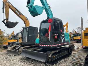 Mini pelle KOBELCO SK75 7.5 tonnes à fonctionnement rapide Machines d'ingénierie d'occasion Mini pelle KOBELCO SK75 utilisée - Product Image 2