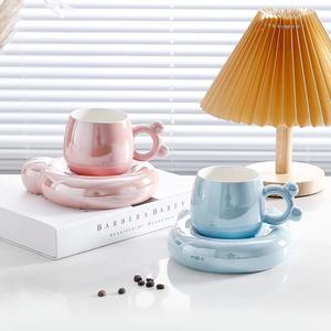 <span class=keywords><strong>2022</strong></span>ใหม่มาถึงสไตล์นอร์ดิกสร้างสรรค์หมีถ้วยและจานรองถ้วยเซรามิกเคลือบมุกง่ายของขวัญถ้วยกา<span class=keywords><strong>แฟ</strong></span>จานรอง - Product Image 3