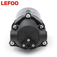 Pompe de surpression à diaphragme LEFOO 24VDC 50GPD 36L/h, filtre à eau, petite pompe de surpression électrique RO pour système d'eau sous évier