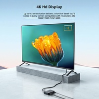 Amplificateur Répéteur Répartiteur HDMI 1 entrée 4 sorties 1x4 30M 4K*2K 30Hz avec alimentation et prise en charge 3D