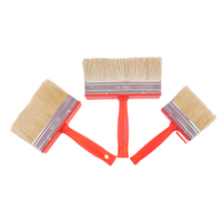Ensemble de pinceaux pour peinture murale et de plafond personnalisable OEM avec manche en plastique de qualité industrielle et DIY, poils naturels pour projets personnels