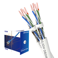 Câble réseau SFTP Cat7 Cat6 sur bobine de 305 m avec impression personnalisée, CPR B2ca ou CCA