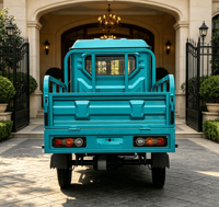 Fabricant chinois de tuk-tuk électrique CKD 1500W pour l'Afrique, tricycle à trois roues pour passagers et marchandises, 2 places, fermé, capacité de charge de 800 kg, E