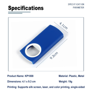 Ý tưởng quà tặng nhà máy bán buôn tùy chỉnh mở chai với logo bia mở chai tùy chỉnh quảng cáo logo nhựa mở chai - Product Image 5