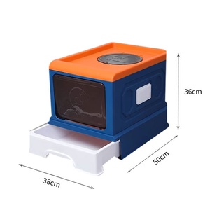 Lettiera <span class=keywords><strong>per</strong></span> <span class=keywords><strong>Gatti</strong></span> Completamente Chiusa, Colorata, Spaziosa e con Cassetto, <span class=keywords><strong>per</strong></span> <span class=keywords><strong>Gatti</strong></span> <span class=keywords><strong>Adulti</strong></span> e Gattini, Ideale <span class=keywords><strong>per</strong></span> Grattare - Product Image 3