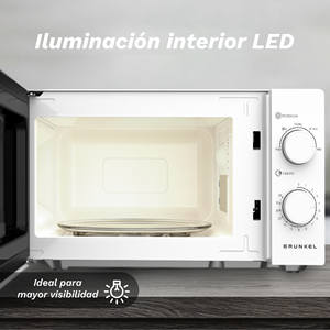 Grunkel Microwave Oven 20L 700W With 5 Power Levels For <b>Kitchen</b> Use - Product Image 2