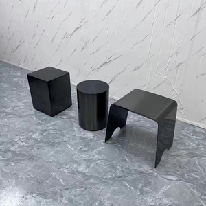 Tavolino da Caffè Moderno Italiano a Forma di Cono con Bordi in Acciaio Inossidabile per Soggiorno, Hall d'Hotel e Arredamento per Club - Product Image 2