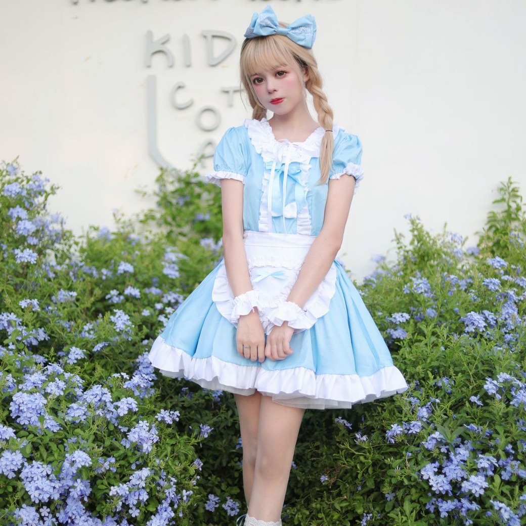 blue dress for alice in wonderland costume Blue Sky Maxi Dress – La Belle Lalique