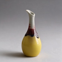 Mini vase à fleurs en céramique à blocs de couleur, petit vase décoratif pour étagère, bureau, table et décoration intérieure, moderne, options de couleurs