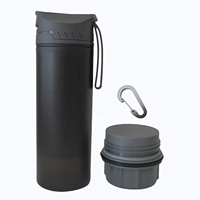 Bouteille purificatrice d'eau extérieure à pression, double paroi, filtre UF, sans BPA, filtre à eau portable, logo personnalisé, faible MOQ pour le camping