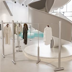 Soporte organizador de estantes de suspensión de <span class=keywords><strong>ropa</strong></span> de pie para tiendas de <span class=keywords><strong>ropa</strong></span> de compras <span class=keywords><strong>grandes</strong></span> - Product Image 1