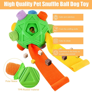 Balle olfactive interactive pour <span class=keywords><strong>chien</strong></span> - Jouet de puzzle interactif pour <span class=keywords><strong>chien</strong></span> favorisant les compétences naturelles de recherche de nourriture, distributeur lent pour l'entraînement et la réduction <span class=keywords><strong>du</strong></span> <span class=keywords><strong>stress</strong></span> - Product Image 3