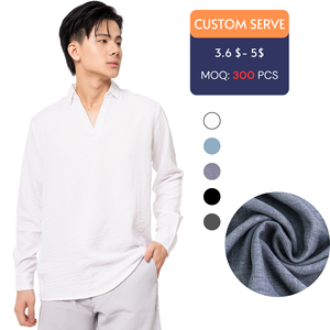 Camisa de compresión de poliéster informal para hombre personalizada al por mayor, diseño impreso, hecho en Vietnam precio competitivo, procesamiento de ropa ODM - Product Image 1