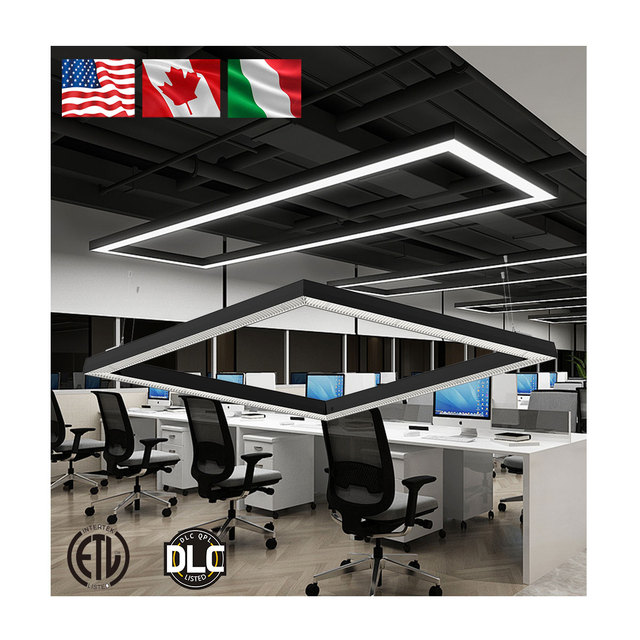 ETL DLC Compliant Aluminum Linear LED Light Free Flicker with No Dark Areas for Office Project Lighting