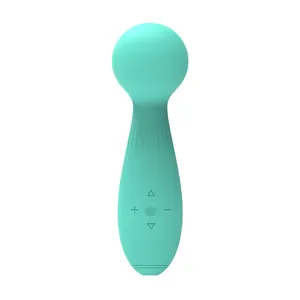 2021 New Handheld Pocket Size AV Wand Massager Mini Pussy Stimulate Vibrator Muscle Relax Pain Relieve USB Rechargeable Sex Toys