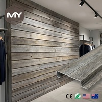 Plafonds suspendus architecturaux en aluminium de qualité supérieure couleur bois, étanches, à montage facile, bande linéaire pour salle de sport extérieure
