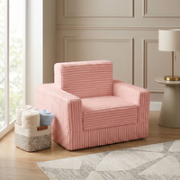 Canapé simple inclinable carré peu encombrant avec rangement, design ergonomique doux pour la peau, idéal pour les petites pièces