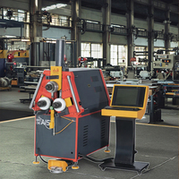 CNC15T Machine à cintrer les tuyaux circulaires servo à grande vitesse à 3 rouleaux Nouveau laminoir à froid pour laminage de tuyaux en métal ellipse en demi-cercle