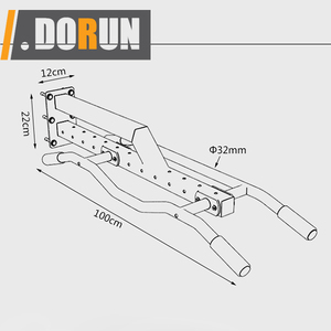 Barra EZ da <span class=keywords><strong>parete</strong></span> per trazioni, capacità 227 kg, barra orizzontale per competizioni ad alta resistenza con 3 posizioni di presa - Product Image 2
