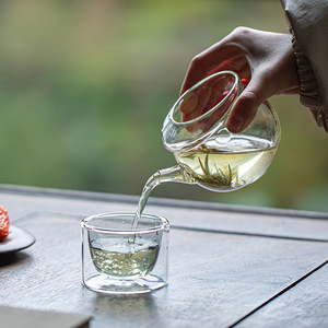 High Borosilicate Glass Teapot With Lid <b>Small</b> Size Filter Green <b>Tea</b> Brewing Set Minimalist Kung Fu <b>Tea</b> <b>Pot</b> - Product Image 3