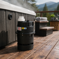 Pompe à air électrique compacte pour spa et bain à remous, souffleur haute pression 900W pour jacuzzi