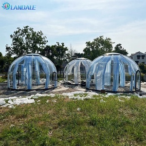 Dôme transparent en polycarbonate, tente bulle pour chambre étoilée, <span class=keywords><strong>camping</strong></span> extérieur, restaurant, séjour à la maison, 4m, 5m, 6m - Product Image 3
